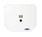 Frost 166 white steel jumbo toilet tissue dispenser close-up front