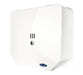 Frost 168 white steel double jumbo toilet tissue dispenser front view