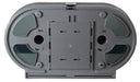 Frost 171-P polycarbonate jumbo toilet tissue dispenser back view