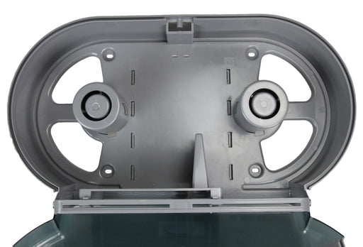 Frost 171-P polycarbonate jumbo toilet tissue dispenser open view