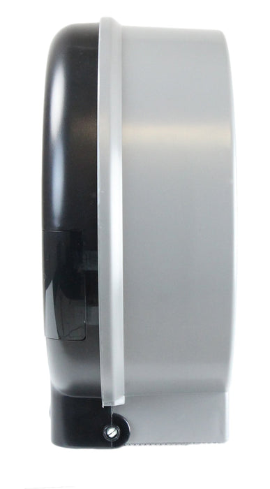 Frost 171-P polycarbonate jumbo toilet tissue dispenser side view