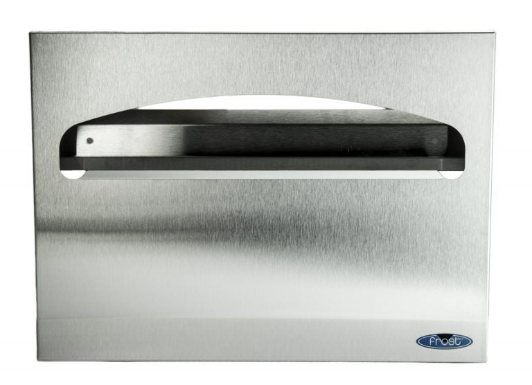 Frost 199-S stainless steel toilet seat cover dispenser close-up front