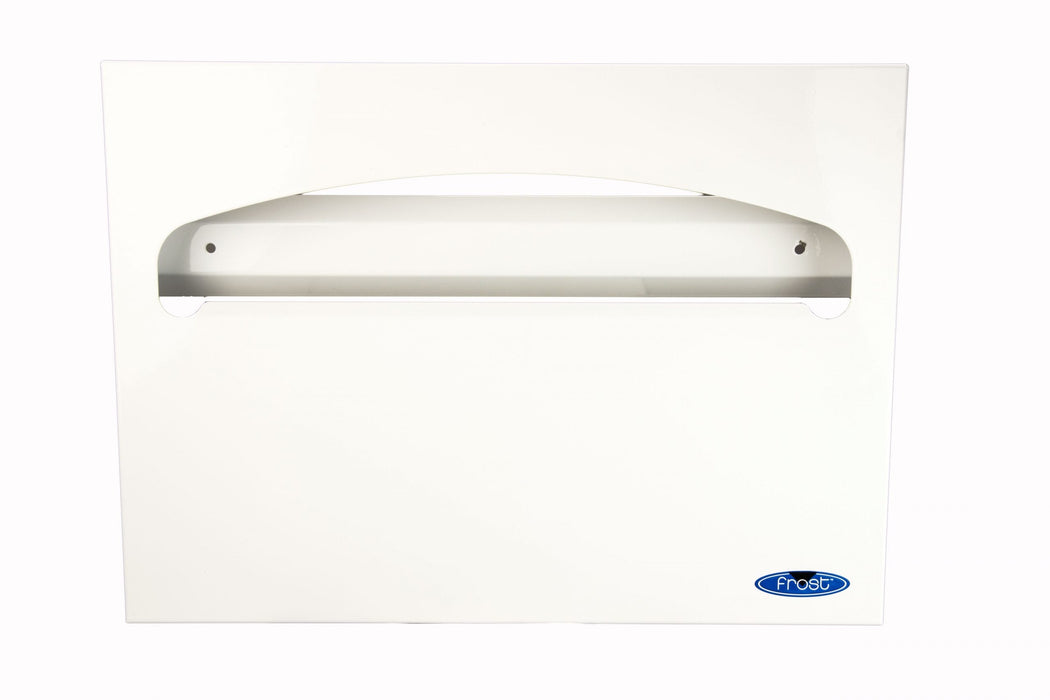 Frost 199-W white steel toilet seat cover dispenser front view
