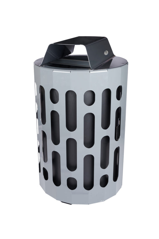 Frost 2020 Black Steel Waste Receptacle – 95L Capacity, Free-Standing Commercial Bin