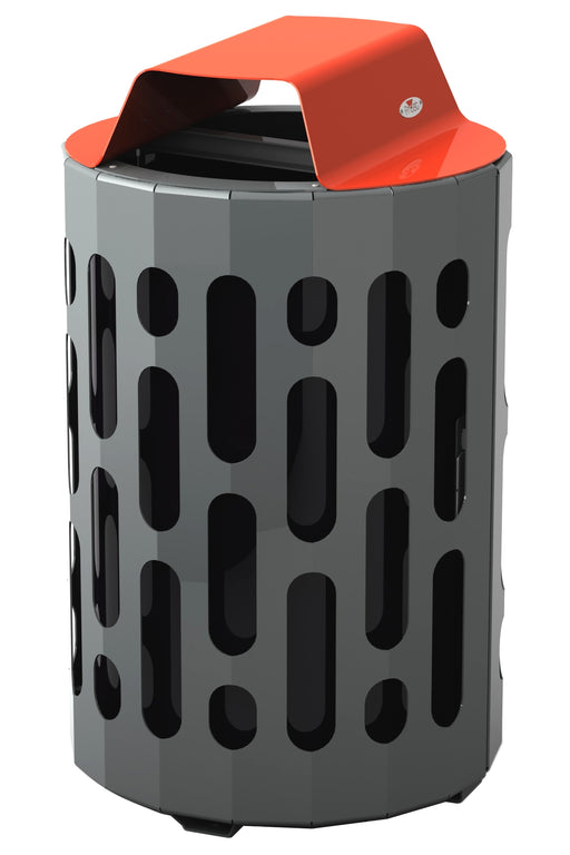 Frost 2020 Red Steel Waste Receptacle – 95L Capacity, Free-Standing Commercial Bin