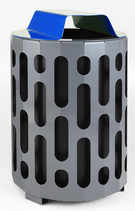 Frost 2020 Blue Steel Waste Receptacle – 95L Capacity, Free-Standing Commercial Bin