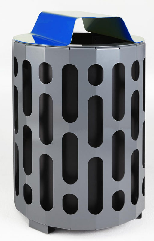 Frost 2020 Blue Steel Waste Receptacle – 95L Capacity, Free-Standing Commercial Bin
