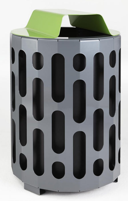Frost 2020 Green Steel Waste Receptacle – 95L Capacity, Free-Standing Commercial Bin