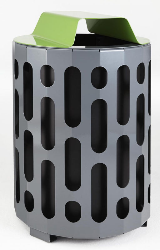 Frost 2020 Green Steel Waste Receptacle – 95L Capacity, Free-Standing Commercial Bin