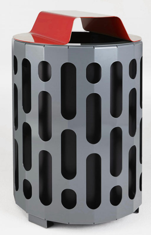 Frost 2020 Red Steel Waste Receptacle – 95L Capacity, Free-Standing Commercial Bin