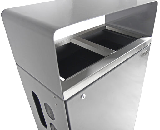 Frost 2021 Waste & Recycling Receptacle – 100L Dual-Stream Bin for Indoor/Outdoor Use
