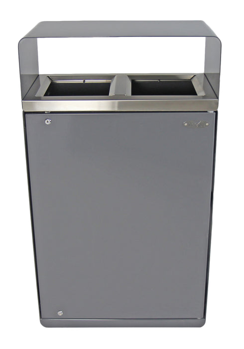 Frost 2021 Waste & Recycling Receptacle – 100L Dual-Stream Bin for Indoor/Outdoor Use