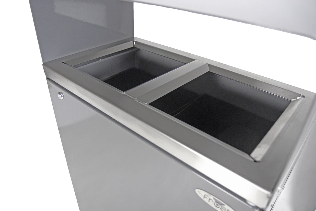Frost 2021 Waste & Recycling Receptacle – 100L Dual-Stream Bin for Indoor/Outdoor Use