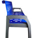 Canadian made outdoor seating bench 2060-BLUE