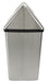Top view of Frost 304-NLS swing top lid with stainless steel finish