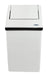 Front profile of Frost 302NL waste bin with stainless steel swing top lid