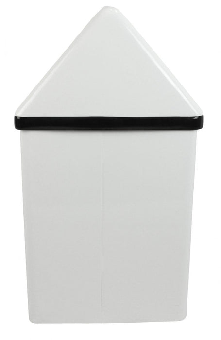 Side view of Frost 302NL free-standing waste bin showing durable stainless steel design
