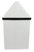 Side view of Frost 302NL free-standing waste bin showing durable stainless steel design