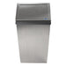 Front profile of Frost 303-3 bin with stainless steel swing top lid
