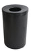 Front view of Frost 310-B waste bin with black epoxy finish
