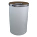 Front view of Frost 310-W waste bin with white epoxy finish
