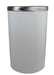 Front profile of Frost 310-W bin with white epoxy swing top lid