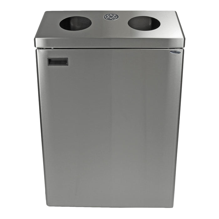 Frost 315-S Stainless Steel Wall Mounted Recycling Station – 3 Stream Unit