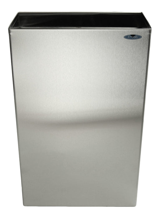 Top view of Frost 326 fixed lid with stainless steel finish