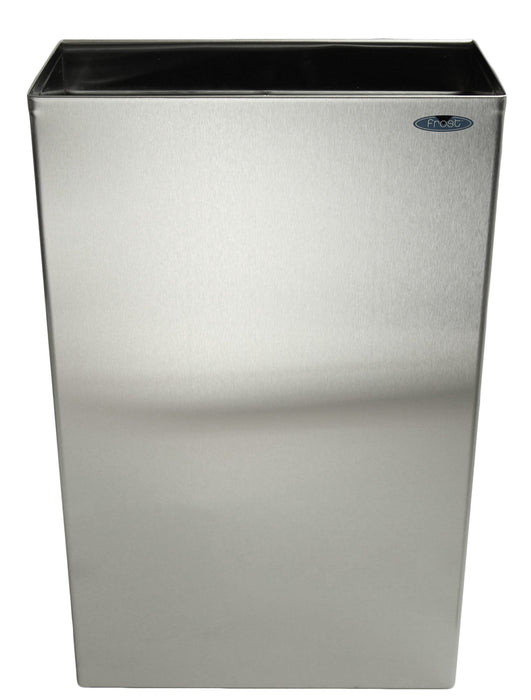 Top view of Frost 326 fixed lid with stainless steel finish