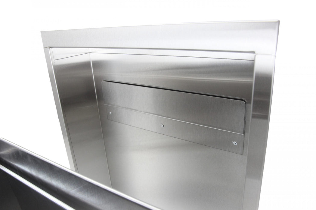 Technical drawing of Frost 330 bin with dimensions