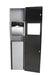 Open door view of Frost 410-14A with towel dispenser and 16.5-liter bin