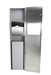 Side angle of Frost 400-14 showing 4.4-inch stainless steel depth