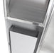 Open door view of Frost 400-14 revealing towel dispenser and 23-liter waste bi