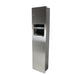 Open door view of Frost 400-50C with roll towel dispenser and 32-liter bin