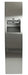 Side view of Frost 400-70B semi-recessed unit with 9-inch depth