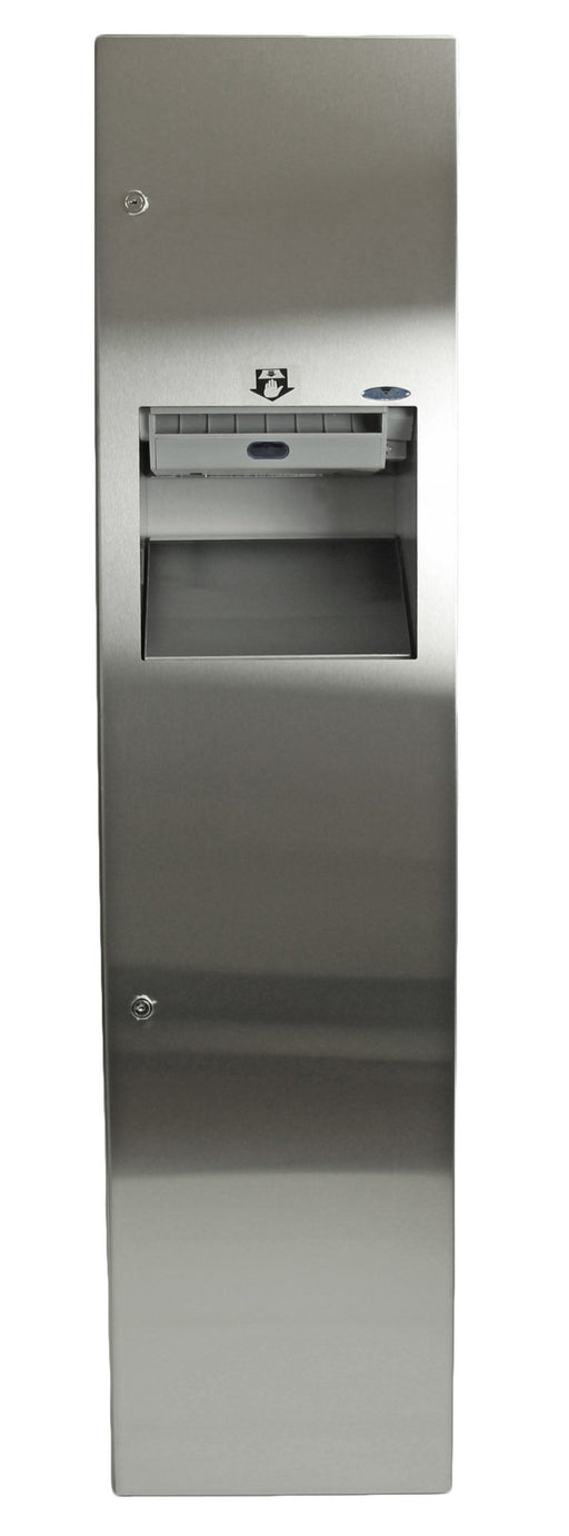 Side view of Frost 400-70B semi-recessed unit with 9-inch depth