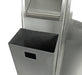 Open view of Frost 400-70B showing jumbo roll towel and waste liner