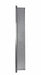 Side angle of Frost 400 stainless steel unit showing 6.1-inch depth