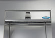 Close-up of Frost 415-A stainless steel door with #4 brushed finish