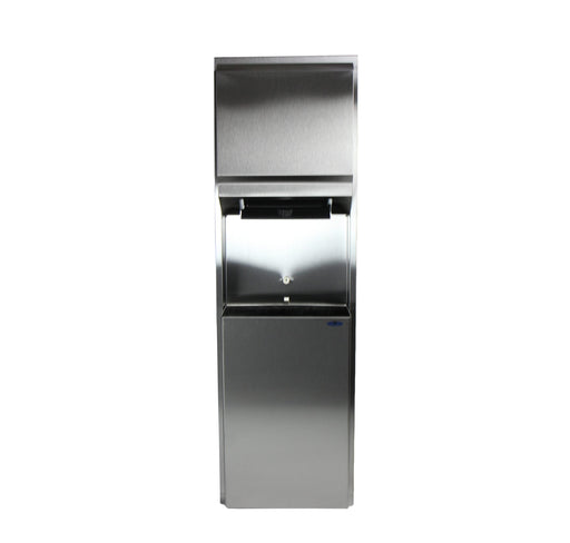 Side view of Frost 422-50C surface-mounted unit with 8.5-inch depth