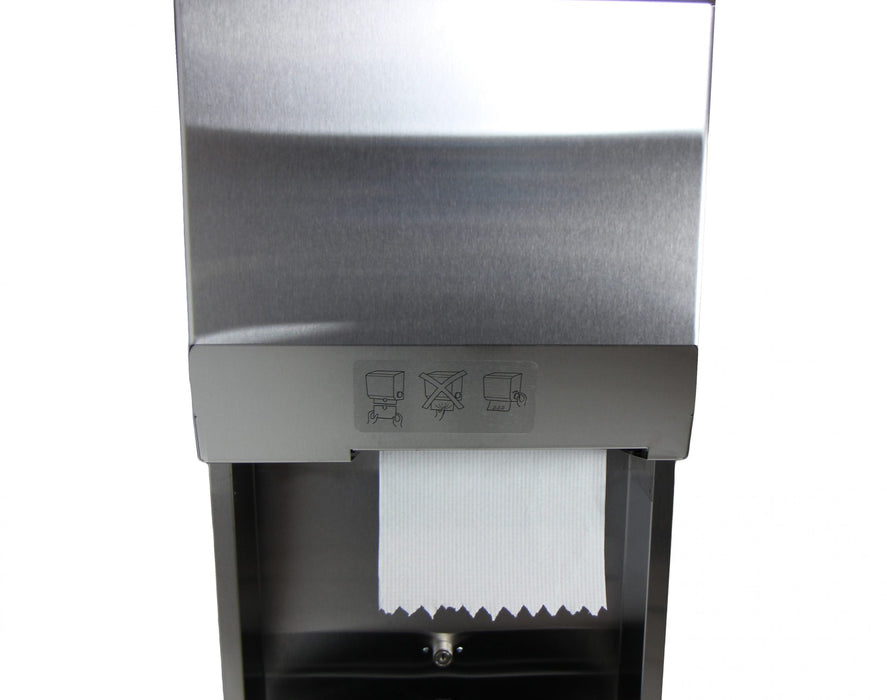 Close-up of Frost 422-60C #4 brushed stainless steel front