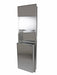 Frost 422 Series Stainless Steel Combination Paper Towel Dispenser & Waste Receptacle – Recessed & Surface Mounted Commercial Unit