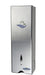Frost 614-S slim stainless steel surface-mounted free napkin dispenser for commercial restrooms, ADA-compliant