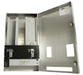 Frost 615-5 recessed stainless steel napkin/tampon vendor for commercial restrooms, free or coin-operated, ADA-compliant