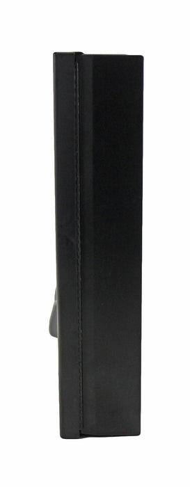 Frost 618-1-Free-BLK matte black stainless steel push-button free napkin/tampon dispenser, ADA-compliant