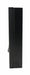 Frost 618-1-Free-BLK matte black stainless steel push-button free napkin/tampon dispenser, ADA-compliant