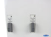 Frost 618-1-Free stainless steel push-button free napkin/tampon dispenser for commercial restrooms, ADA-compliant