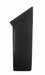 Frost 620-BLK matte black stainless steel surface-mounted napkin disposal unit for commercial restrooms, hygienic