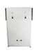 Frost 622 stainless steel surface-mounted feminine product disposal unit for commercial restrooms, hygienic