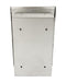 Frost 633 stainless steel recessed feminine product disposal unit for commercial restrooms, seamless design